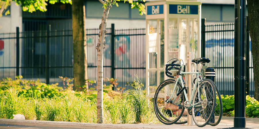 Two cycles on the stand Two cycles on the stand